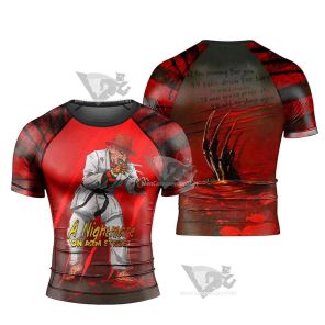 A Nightmare On Elm Street Mens Short Sleeve Rash Guard