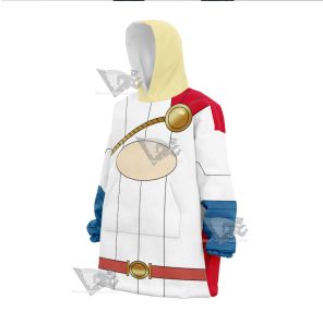 All Star Comics Power Girl Snug Oversized Blanket Hoodie