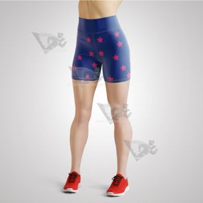 Anime Bizarre Adventure Johnny Joestar Blue Women Bike Shorts