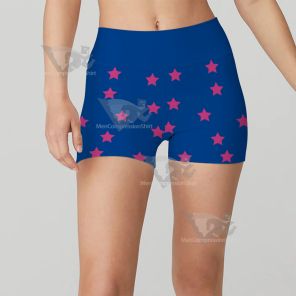 Anime Bizarre Adventure Johnny Joestar Blue Women Sports Shorts