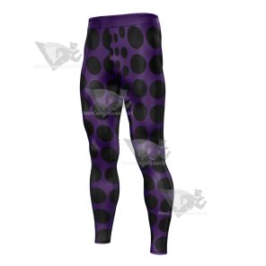 Anime Bizarre Stardust Crusaders Purple Men Compression Legging