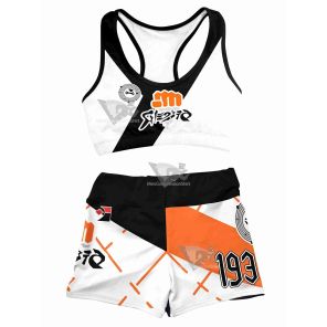 Anime Fighting Women Compression Active Wear Set