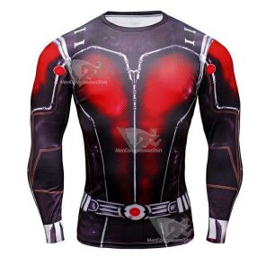 Ant Man Long Sleeve Compression Shirt For Men