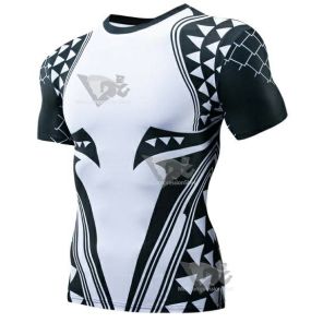 Aquaman Dark Tattoo Short Sleeve Dri-Fit Rash Guard