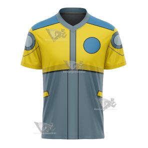 Atom Shark Yellow Cosplay Football Jersey