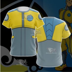 Atom Shark Yellow Cosplay T-Shirt