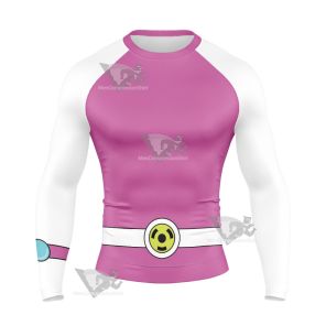 Atomic Betty Pink Cosplay Long Sleeve Compression Shirt