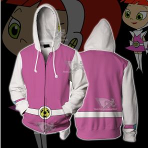 Atomic Betty Pink Cosplay Zip Up Hoodie