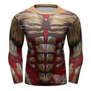 Attack on Titan Compression Armored Titan Elite Long Sleeve Rashguard