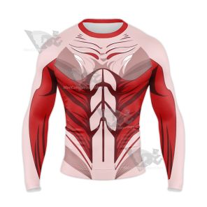 Attack On Titan Leonhart Annie Giantess Long Sleeve Compression Shirt