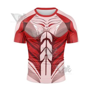 Attack On Titan Leonhart Annie Giantess Rash Guard Compression Shirt