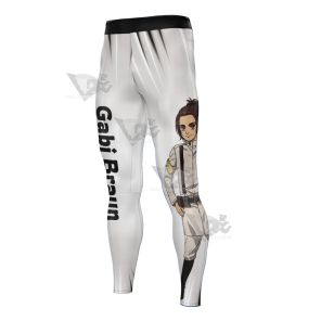 Attack On Titan Marley Gabi Cosplay Mens Compression Legging