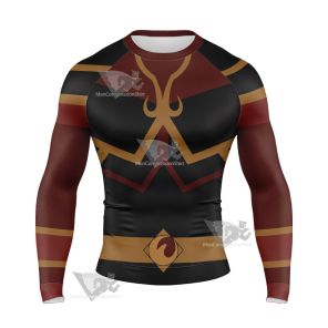 Avatar The Last Airbender Azula Long Sleeve Compression Shirt