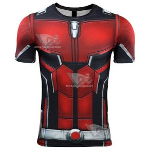 Avengers 4 Endgame Ant Man Short Sleeve Compression Shirt For Men