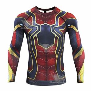 Avengers 4 Parker Long Sleeve Compression Shirt