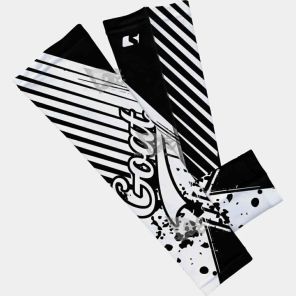 Baseball Goat Black And White Kids Arm Sleeve