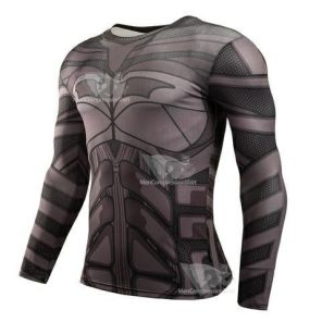 Batman Animated Long Sleeve Compression Rash Guard