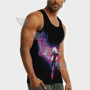 Batman Beyond Black Sleeveless Compression Shirt