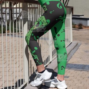 Batman Forever Nygma Green Women Compression Legging