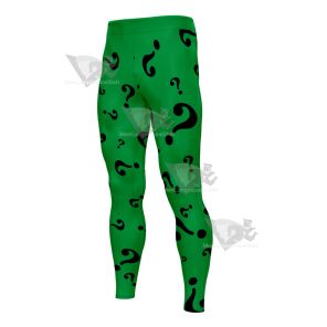 Batman Forever The Riddler Edward Nygma Mens Compression Legging