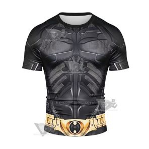 Batman Knight Of Dark Short Sleeve Compression Shirt