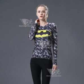 Batman Onyx Women Long Sleeve Rashguard