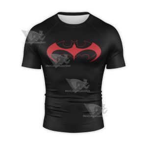 Batman Robin Movie 1997 Short Sleeve Compression Shirt