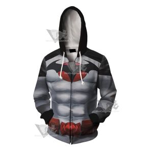 Batman Thomas Wayne Cosplay Zip Up Hoodie