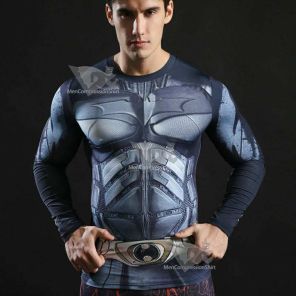 Batman Wayne Gym Compression Shirt For Men