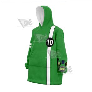 Ben 10 Ben Tennyson Uaf Snug Oversized Blanket Hoodie