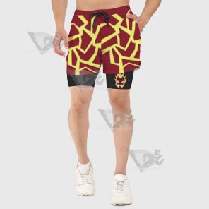 Ben 10 Heatblast Red Men Compression Gym Short