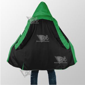 Ben10 Ben Tennyson Green And Black Cosplay Dream Cloak