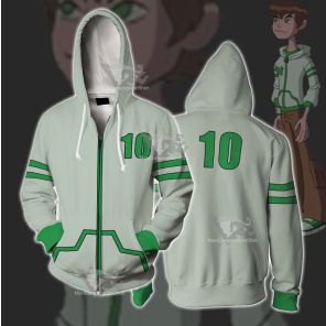 Ben10 Ben Tennyson In Omniverse Cosplay Zip Up Hoodie