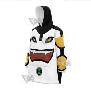 Ben10 Cannonbolt White Cosplay Snug Oversized Blanket Hoodie