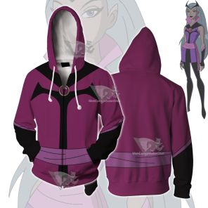 Ben10 Charmcaster Cosplay Zip Up Hoodie