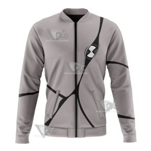 Ben10 Ghostfreak Grey Cosplay Bomber Jacket