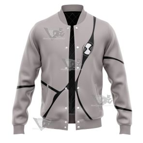 Ben10 Ghostfreak Grey Cosplay Varsity Jacket