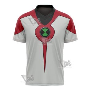 Ben10 Way Big Red Cosplay Football Jersey