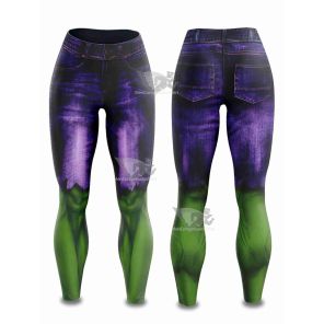 Big Green Monster Women Compression Leggings