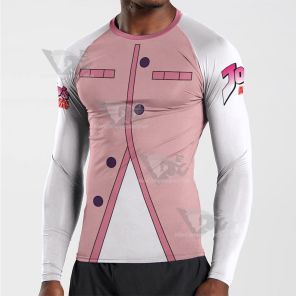 Bizarre Unbreakble Diamond Pink Long Sleeve Compression Shirt