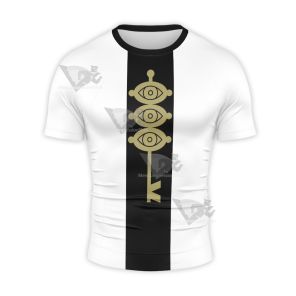 Black Clover Ains Ooal Midnight Sun Short Sleeve Compression Shirt