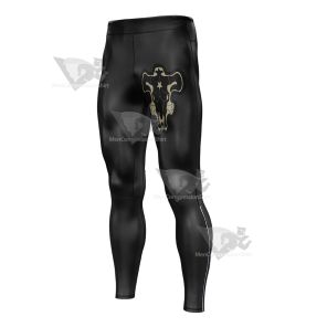 Black Clover Black Bulls Black Mens Compression Legging