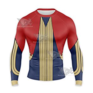 Black Clover Leopold Vermillion Long Sleeve Compression Shirt