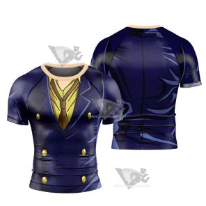 Black Leg Sanji One Piece Short Sleeve Rash Guard