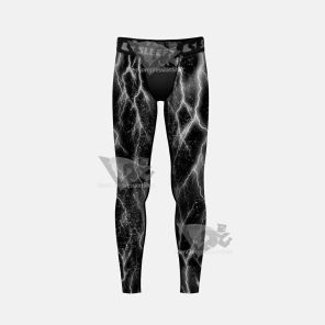 Black Rain Kids Compression Tights Leggings