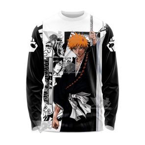 Bleach Ichigo Bleach Splash Ink Long Sleeve Shirt