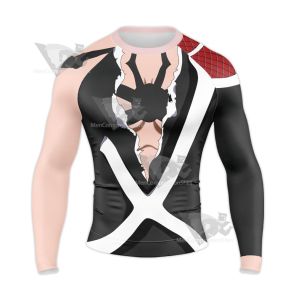 Bleach Ichigo Kurosaki Ichigo Horn Of Salvation Long Sleeve Compression Shirt