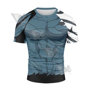 Bleach Kurosaki Ichigo Final Getsuga Tenshou Rash Guard Compression Shirt