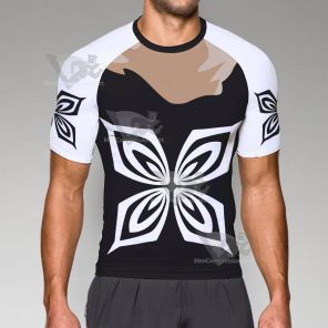 Bleach Yoruichi Classic Black Short Sleeve Compression Shirt