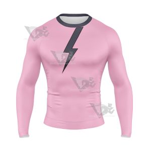 Blood Lad Taz Charlie Pink Cosplay Long Sleeve Compression Shirt